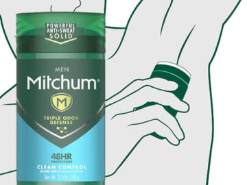 Mitchum Men’s Antiperspirant Deodorant, Clean Control as low as $2.10 Shipped Free (Reg. $4.87) – FAB Ratings! | Keeps You Smelling Great for 48 Hours