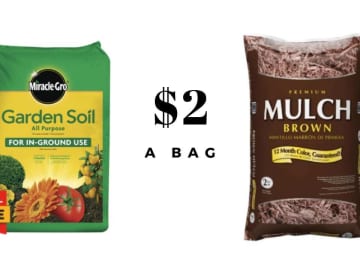 Lowe’s | Premium Mulch $2 or Garden Soil for $2.29