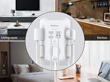 5-Outlet Wall Surge Protector w/ USB Charing Ports $13.99 (Reg. $21.99) – FAB Ratings! | with 4 USB Charging Ports