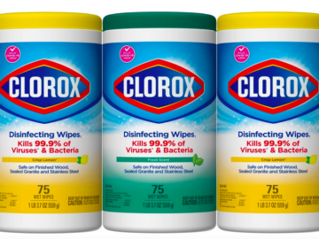 Clorox Disinfecting Wipes Value Pack (Pack of 3) only $8.03 shipped!
