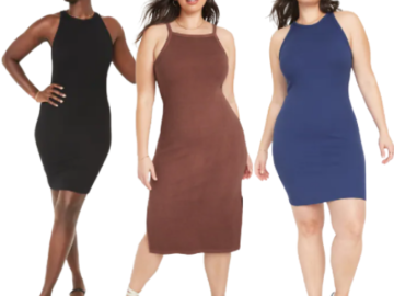 Hurry! Old Navy The New Knit Dress from $18 (Reg. $30+) | Choose from Mini or Midi
