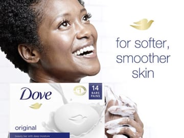 TWO 14 Bars Dove Beauty Bar Gentle Skin Cleanser, 3.75 oz as low as $23.77 Shipped Free (Reg. $37.28) | $0.85/bar! Buy 2, save 50% on 1