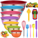 26-Piece Colorful Mixing Bowls Set $29.69 After Code (Reg. $53.99) + Free Shipping – FAB Ratings! | Multiple Sizes & Accessories!