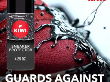KIWI Sneaker Protector Stain Repellent and Waterproof Spray as low as $5.31 Shipped Free (Reg. $6.94) – FAB Ratings! | Step 2 of The 3-Step Sneaker Care System