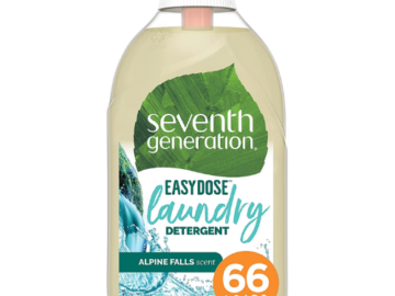 66 Loads Seventh Generation Laundry Detergent, Alpine Falls Scent as low as $7.69 Shipped Free (Reg. $14) | 1K+ FAB Ratings!