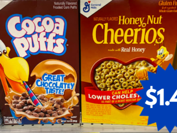 $1.49 General Mills Cereal Starting Tomorrow at Walgreens & CVS