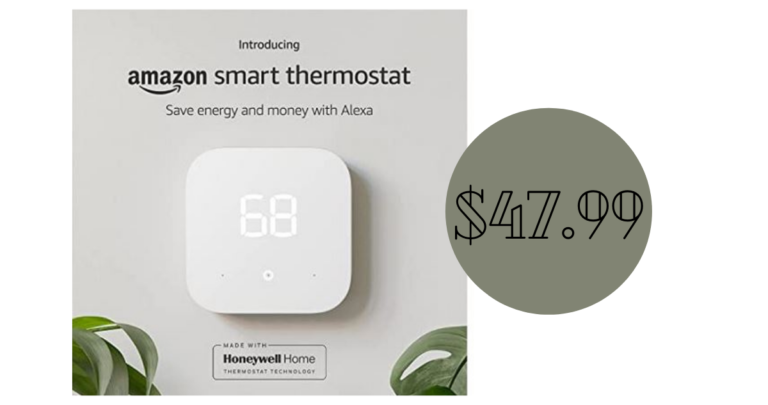 Amazon Smart Thermostat for $47.99