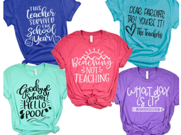 Summer Break Teacher Tees
