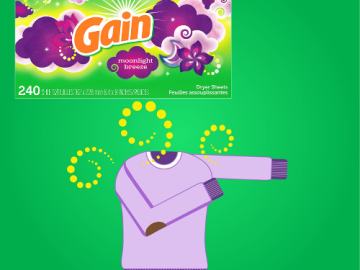 240-Count Gain Laundry Fabric Softener Dryer Sheets, Moonlight Breeze Scent as low as $6.66 Shipped Free (Reg. $10) | $0.03 per Sheet! FAB Ratings! 12K+ 4.9/5 Stars!