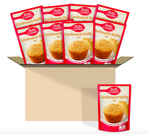 Betty Crocker Cornbread and Muffin Mix, 6.5 oz (Pack of 9)