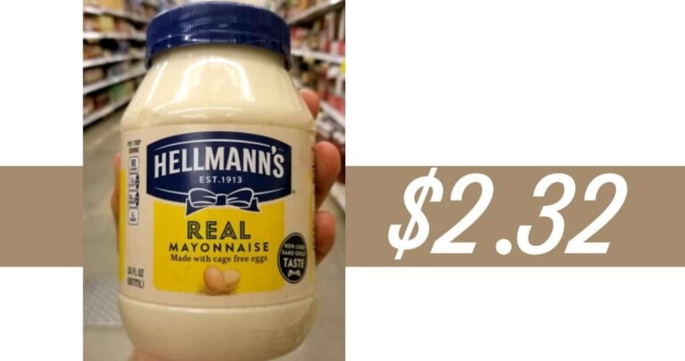 $2.32 Hellmann’s Mayo with Stacking Deals