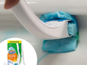 6-Piece Scrubbing Bubbles Toilet Bowl Cleaning System Starter Kit as low as $4.49 Shipped Free (Reg. $8) – 1 Wand + 4 Refills + 1 Stand – 6K+ 4.6/5 Stars
