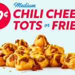 Sonic: $0.99 Chili Cheese Tots or Fries Today!