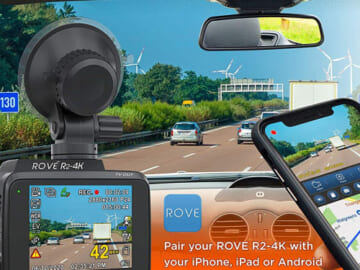 Today Only! Rove R2-4K Dash Cam with Built in WiFi and GPS $81.59 Shipped Free (Reg. $120) – 20K+ FAB Ratings!
