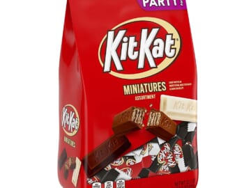 Bulk Party Pack of KIT KAT Miniatures Assorted Chocolate and White Creme Wafer Candy Bars  $11.97 (Reg. $14) – 3K+ FAB Ratings!