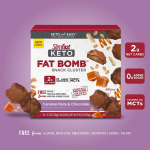 14-Count SlimFast Caramel Nuts & Chocolate Snack Clusters as low as $6.59 Shipped Free (Reg. $9.98) | $0.47 per Snack! Keto Fat Bombs!