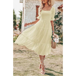 Women’s Summer Puff-Sleeved Boho Midi Dress $27.99 Shipped Free (Reg. $31) | Multiple Colors & Sizes – Similar Prices!