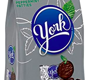 YORK Dark Chocolate Peppermint Patties Candy, Bulk Party Bag only $6.99!