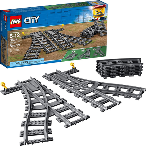 LEGO City Switch Tracks Building Kit (8 Pieces) $12.80 (Reg. $15.99) | Fun Toy Construction Set!