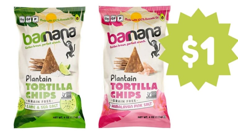 Barnana Printable | $1 Plantain Tortilla Chips at Publix