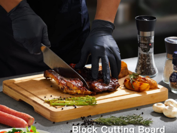 Thick Bamboo Cutting Board $11.99 After Code (Reg. $20) + Free Shipping!