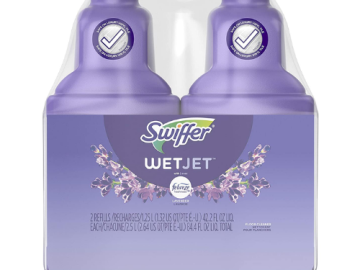 2-Pack Swiffer WetJet Multi-Purpose Floor Cleaner Solution Refill Bottles as low as $5.98 Shipped Free (Reg. $11) | $2.99 per Bottle! FAB Ratings! 45K+ 4.8/5 Stars!