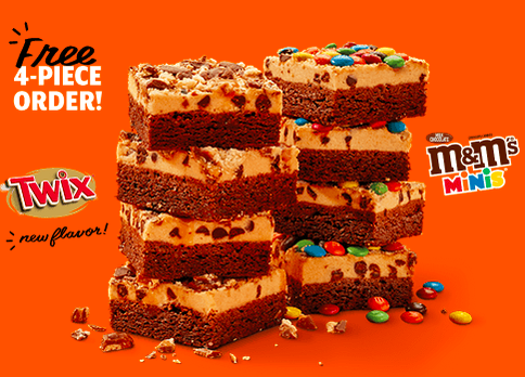 Little Caesar’s: Free Cookie Dough Brownies 4-Piece Dessert with Purchase!
