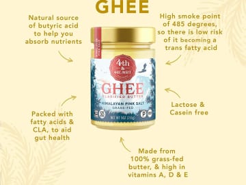 4th & Heart Himalayan Pink Salt Ghee Butter as low as $5.83 Shipped Free (Reg. $10) – 8K+ FAB Ratings! Grass-Fed, Keto, Certified Paleo, Lactose-Free