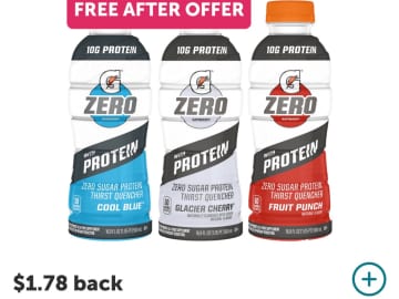 FREE Gatorade Zero Protein Drink (+ More!) At Walmart with Ibotta