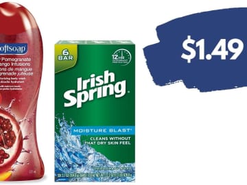 Softsoap & Irish Spring Deals at Walgreens | $1.49 Body Wash & 6-ct. Bar Soap