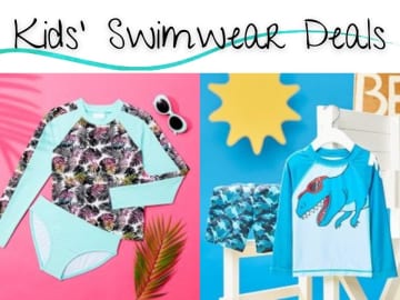 Save On Pool-Time Fun! Get 55% Off Kids’ Swimwear + Save An Extra 15%