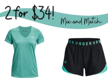 Under Armour |  2 For $34 Tops & Bottoms
