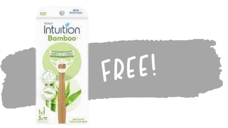 FREE 3-Ct Schick Intuition Bamboo Razors at Target