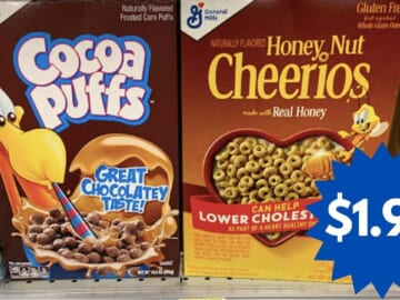 $1.99 General Mills Cereal | Kroger eCoupon