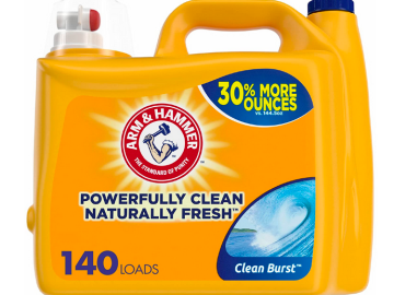 Arm & Hammer Liquid Laundry Detergent, 140 loads only $10.42 shipped!
