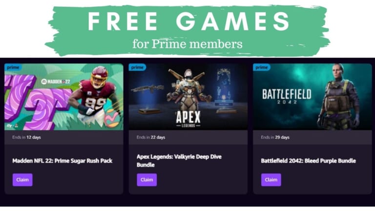 Free Games For Amazon Prime Members
