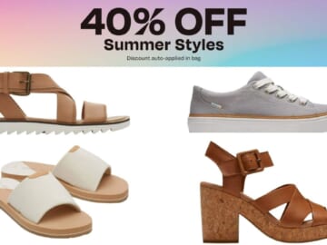 TOMS Summer Styles As Low As $17.98!