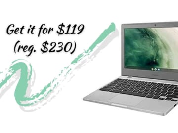 Samsung Chromebook 4 | $119 On Amazon