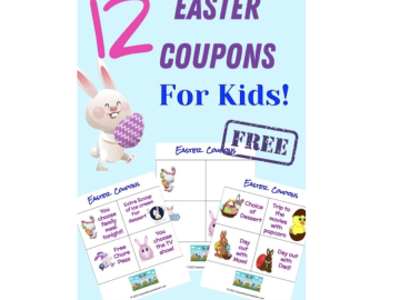 Free Printable Easter Coupons for Kids