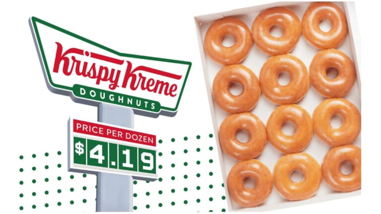 Krispy Kreme Dozen Doughnuts For $4.19 On Wednesday