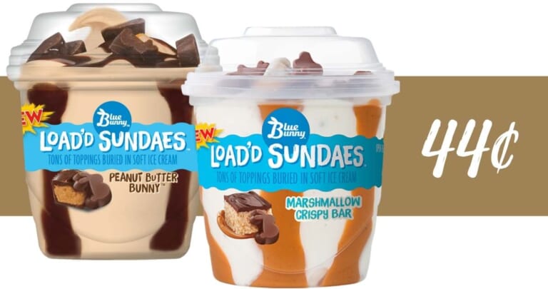Blue Bunny Coupon | Makes Load’d Sundaes as Low as 44¢