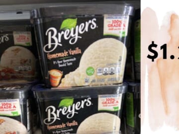 $1.25 Breyers Ice Cream | Lowes Foods Deal