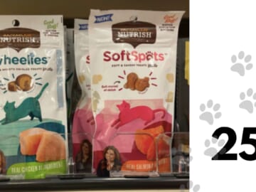 25¢ Rachael Ray Nutrish Cat Treats at Lowes Foods
