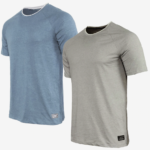 Eddie Bauer Men’s White Trim Neck Tees, 2-Pack for just $25 shipped!