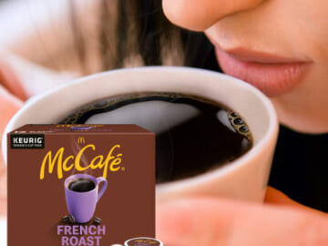 72 Count McCafé French Roast K-Cup Pods as low as $24.08 Shipped Free (Reg. $38) – $0.34/K-cup, Dark Roast