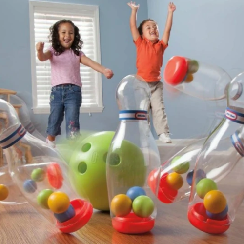 Little Tikes Sports Toy Bowling Set $12 (Reg. $25) | 6 Clear Pins and Bowling Ball