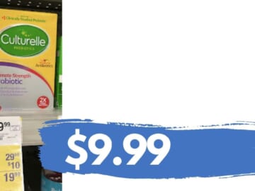 Culturelle Probiotic for $9.99 at Walgreens (reg. $29.99!)