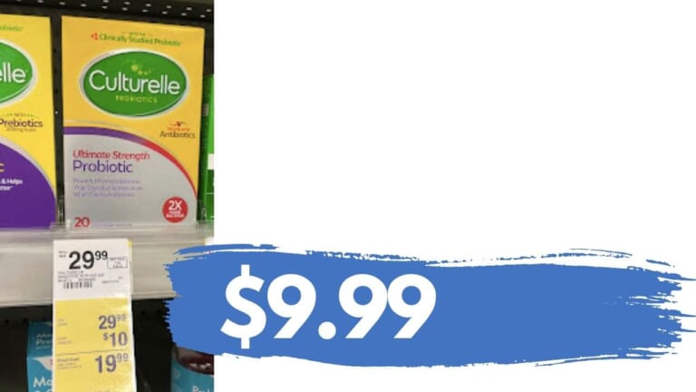 Culturelle Probiotic for $9.99 at Walgreens (reg. $29.99!)