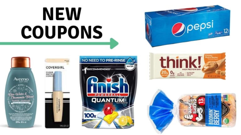 New Coupons: Pepsi, Aveeno, Finish & More!
