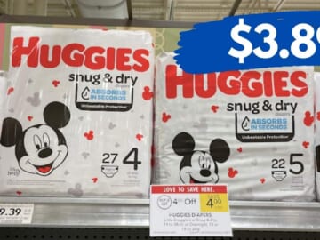 Publix Stacking Deal | $3.89 Huggies Snug & Dry Diapers